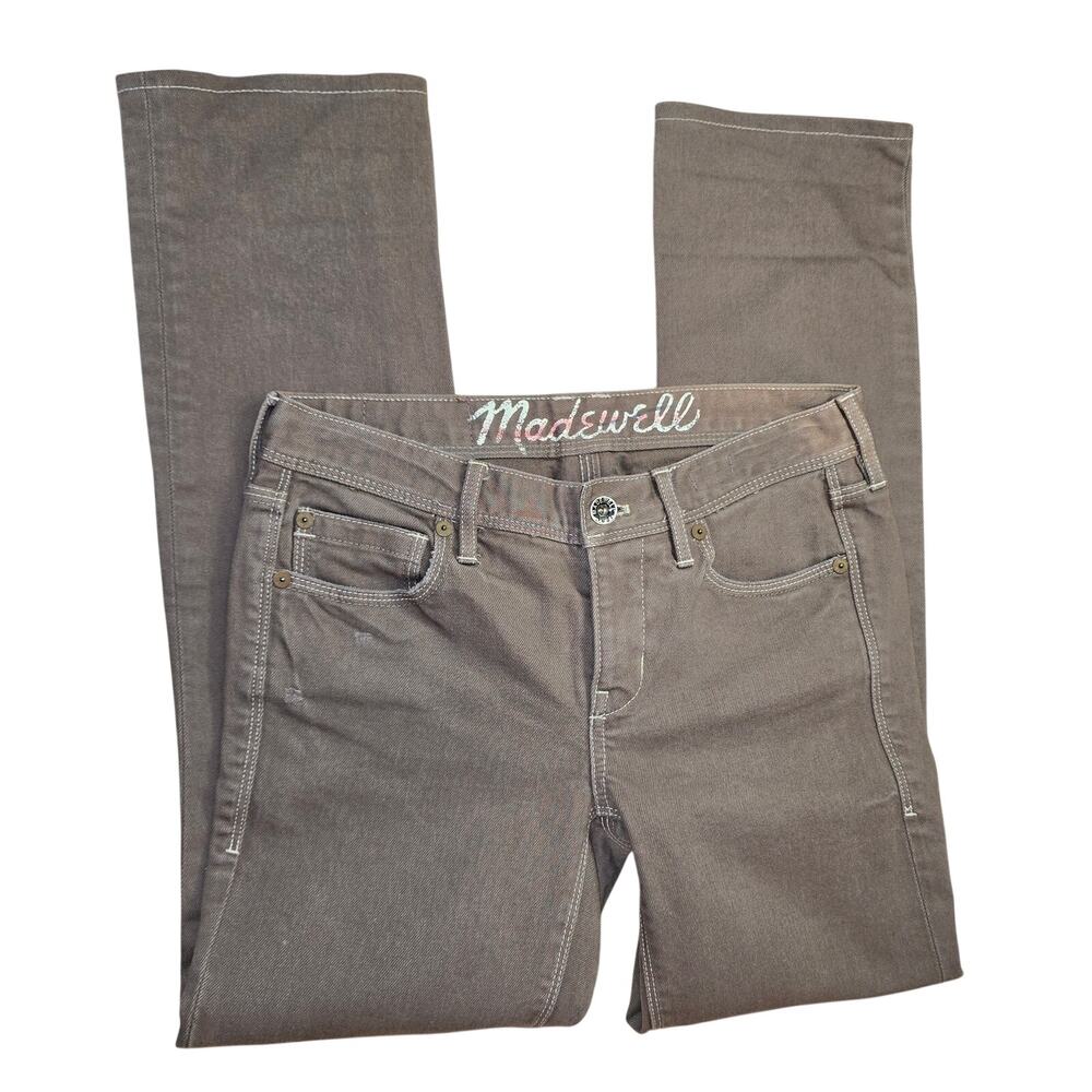 Madewell Brown Rail Straight Pants Womens Size 26 x 32